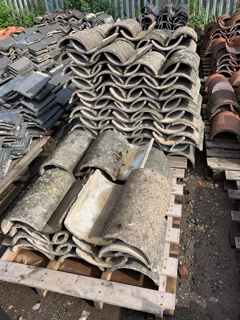 reclaimed concrete half round edge - lofthouse roofing supplies