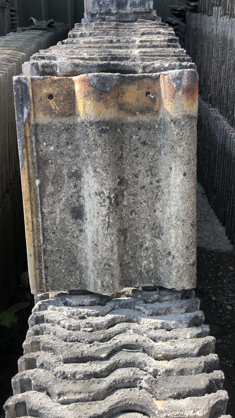 reclaimed concrete double roman roof tiles - reclaimed lofthouse roofing supplies