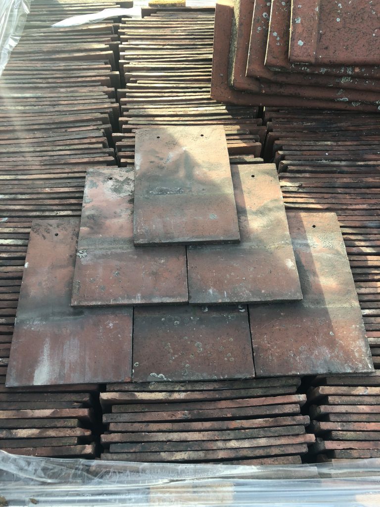 reclaimed nostal machine made roof tiles - reclaimed lofthouse roofing supplies