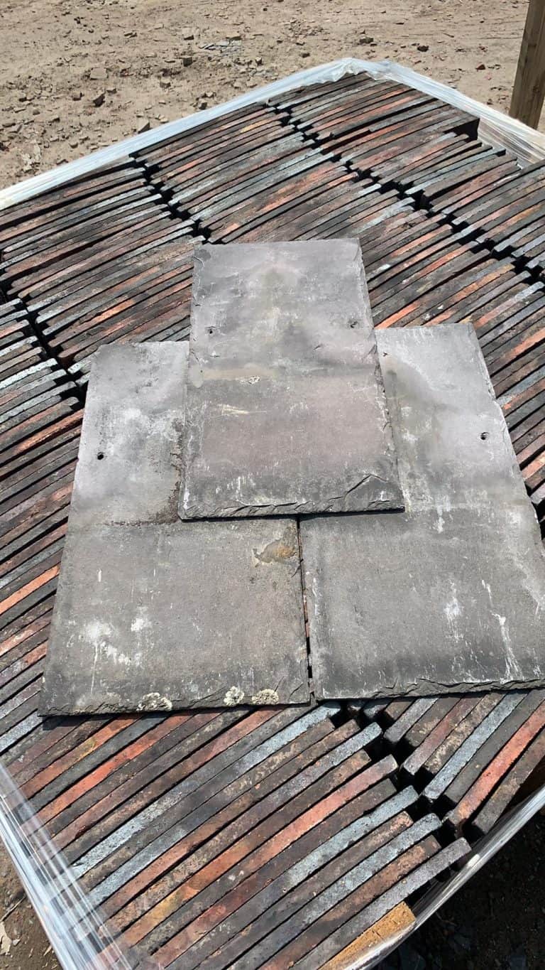 Reclaimed Welsh Slate Grey Purple For Sale